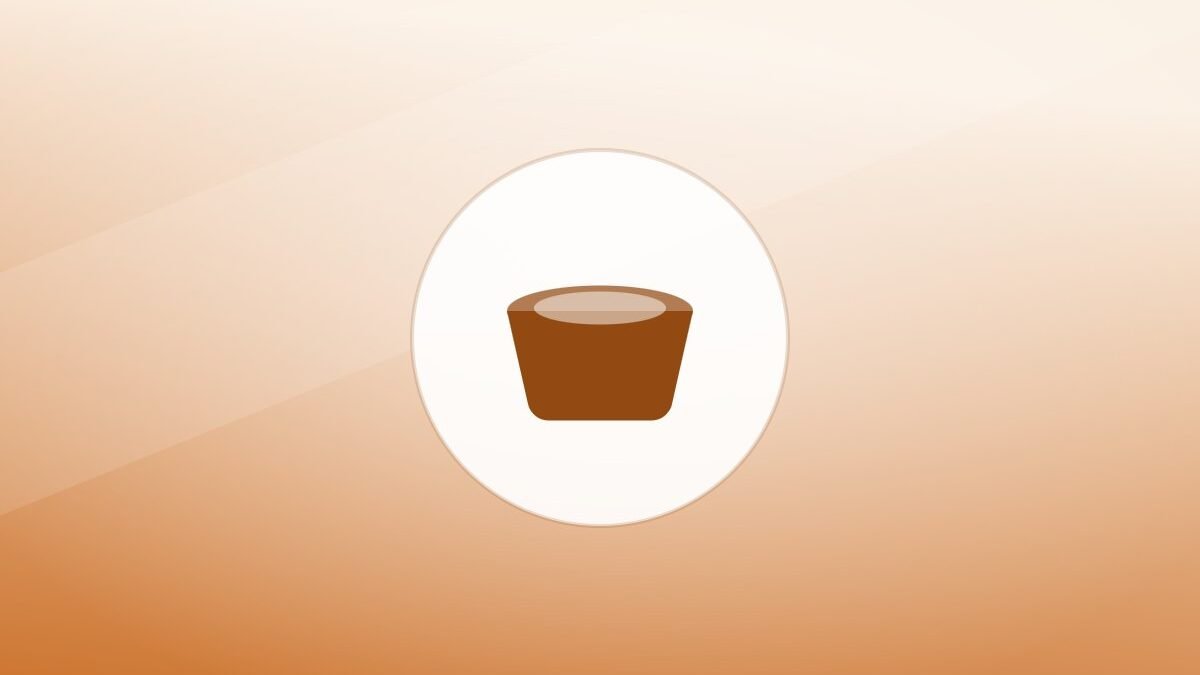 Illustration of a food bowl on a warm background