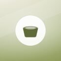 Illustration of a food bowl on a warm background
