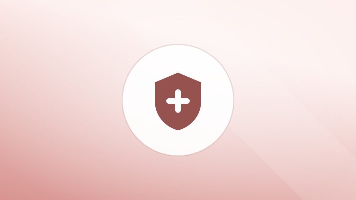 Illustration of a shield on a warm background
