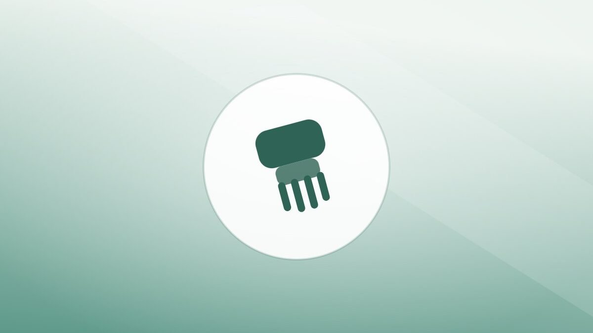 Illustration of a grooming brush on a warm background