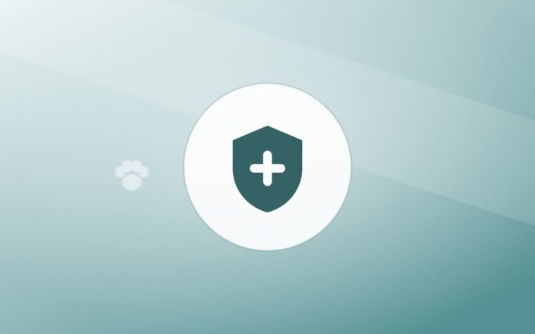 Illustration of a shield on a warm background