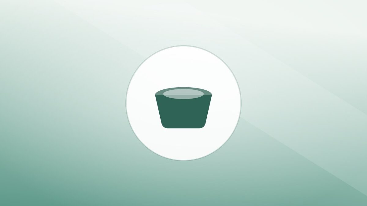 Illustration of a food bowl on a warm background