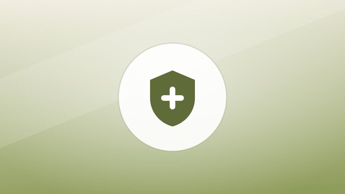 Illustration of a shield on a warm background