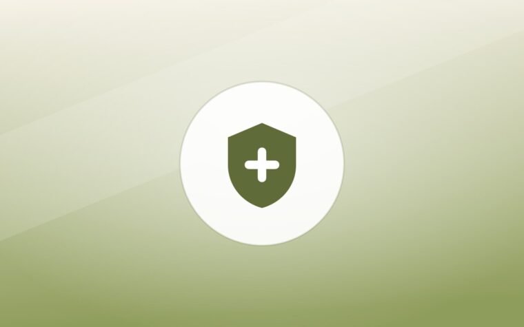 Illustration of a shield on a warm background