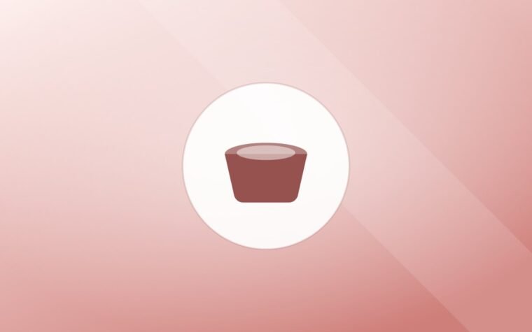 Illustration of a food bowl on a warm background
