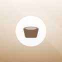 Illustration of a food bowl on a warm background