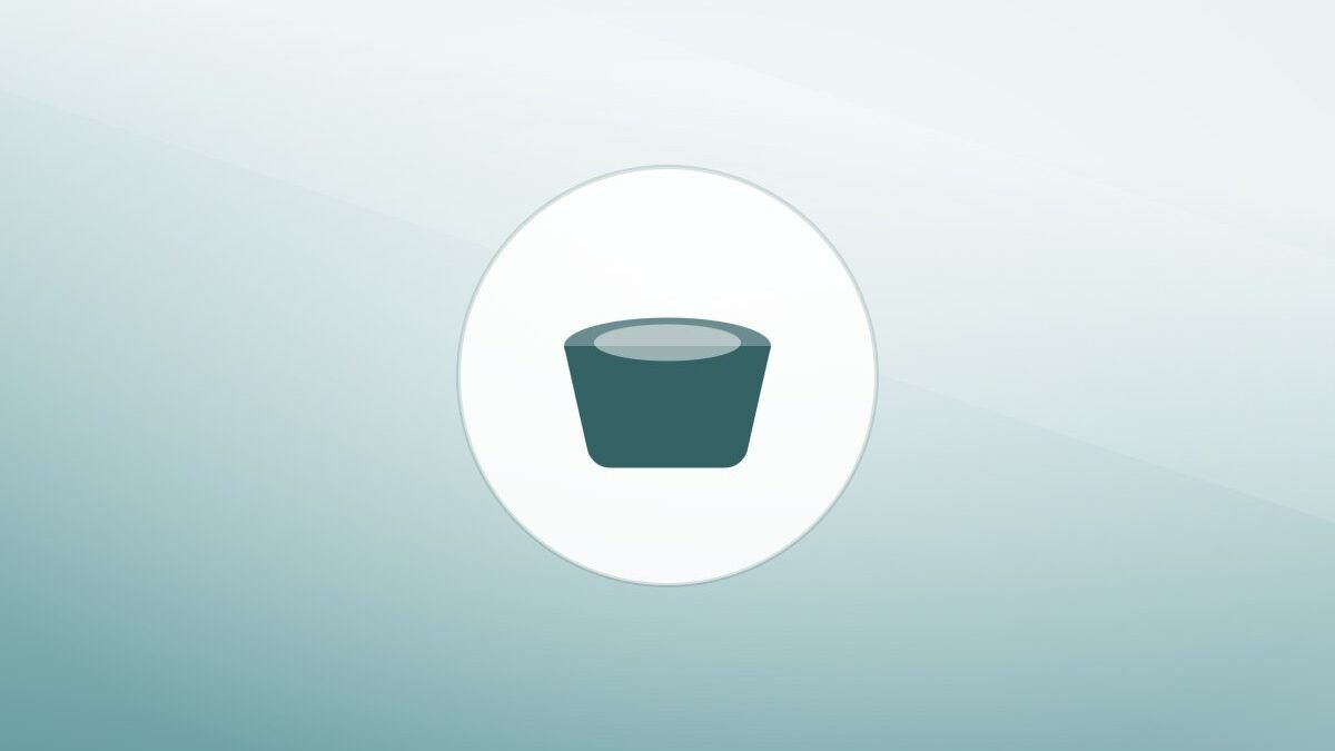 Illustration of a food bowl on a warm background