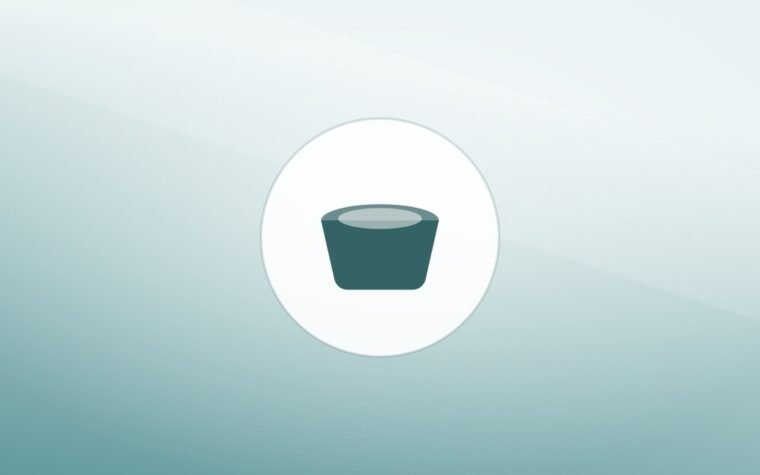 Illustration of a food bowl on a warm background