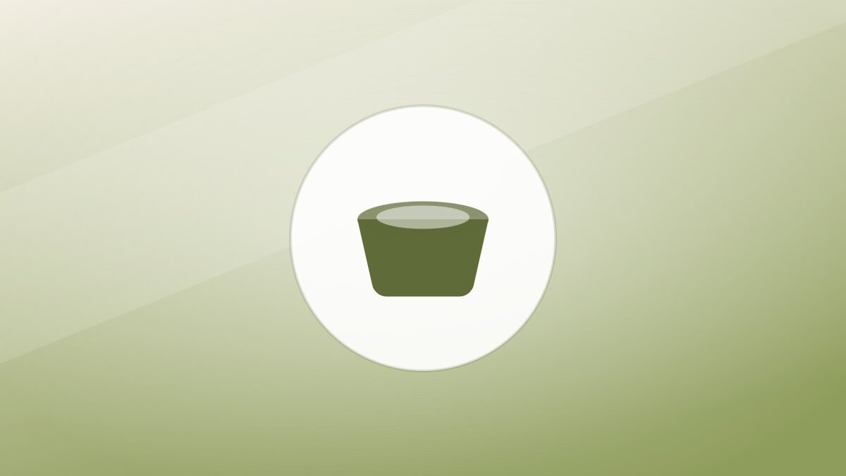 Illustration of a food bowl on a warm background