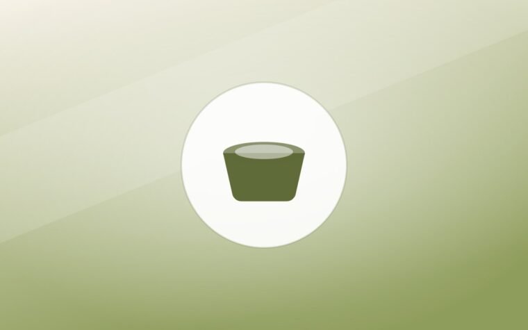 Illustration of a food bowl on a warm background