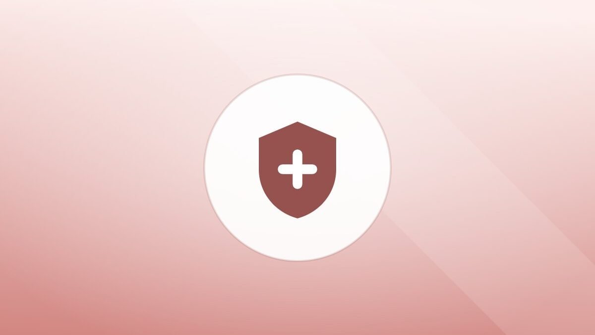 Illustration of a shield on a warm background