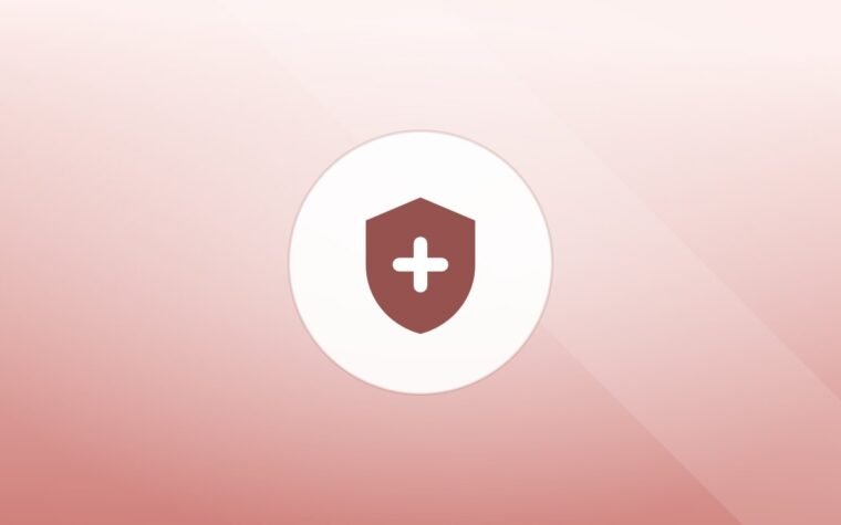 Illustration of a shield on a warm background