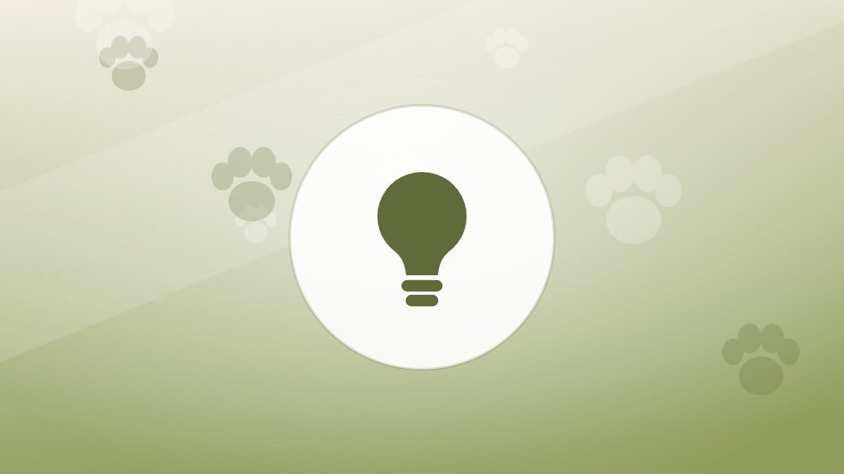 Illustration of a lightbulb on a warm background