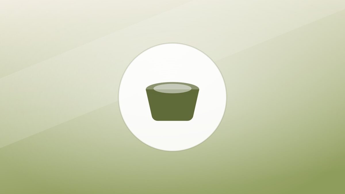 Illustration of a food bowl on a warm background