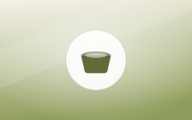 Illustration of a food bowl on a warm background