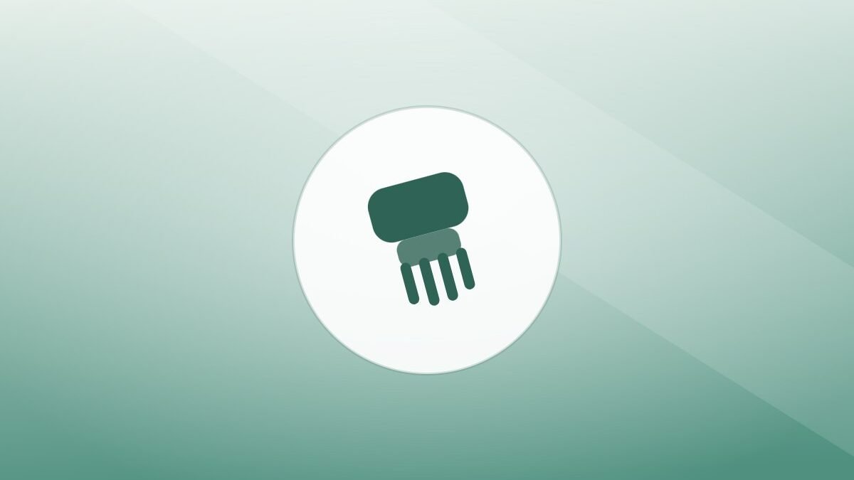 Illustration of a grooming brush on a warm background