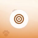 Illustration of a training target on a warm background