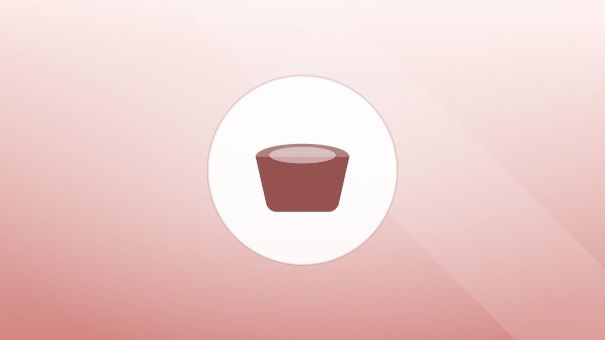 Illustration of a food bowl on a warm background