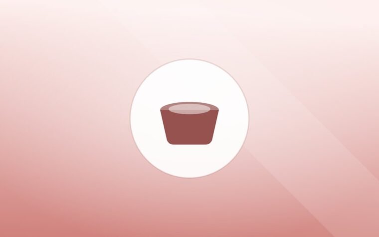 Illustration of a food bowl on a warm background