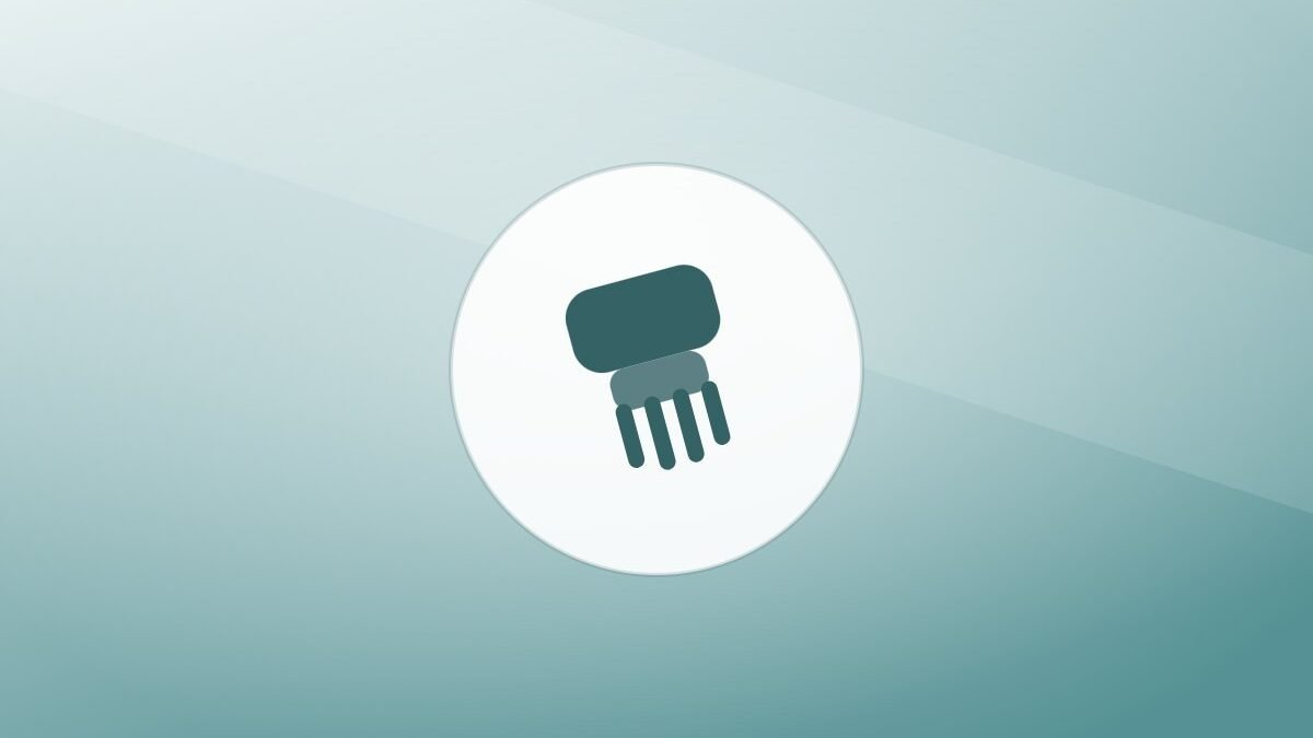 Illustration of a grooming brush on a warm background